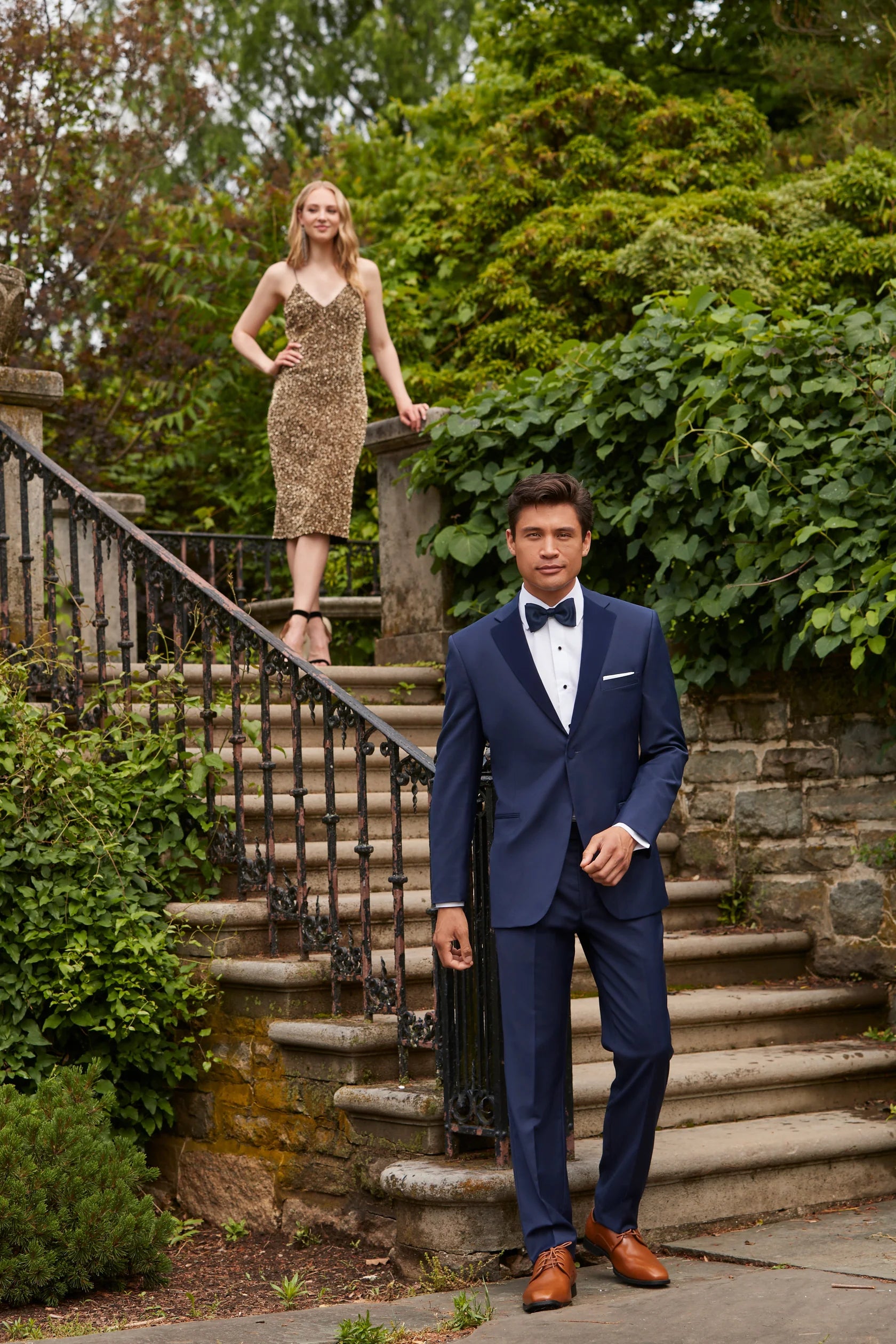 Eric SF- Stretch 1 B Notch Tuxedo Satin Lapel #4801C