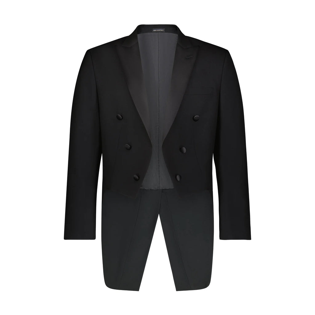 Neil Allyn's Men's Versa Wool 6 Button Peak Lapel Tailcoat #7017GC