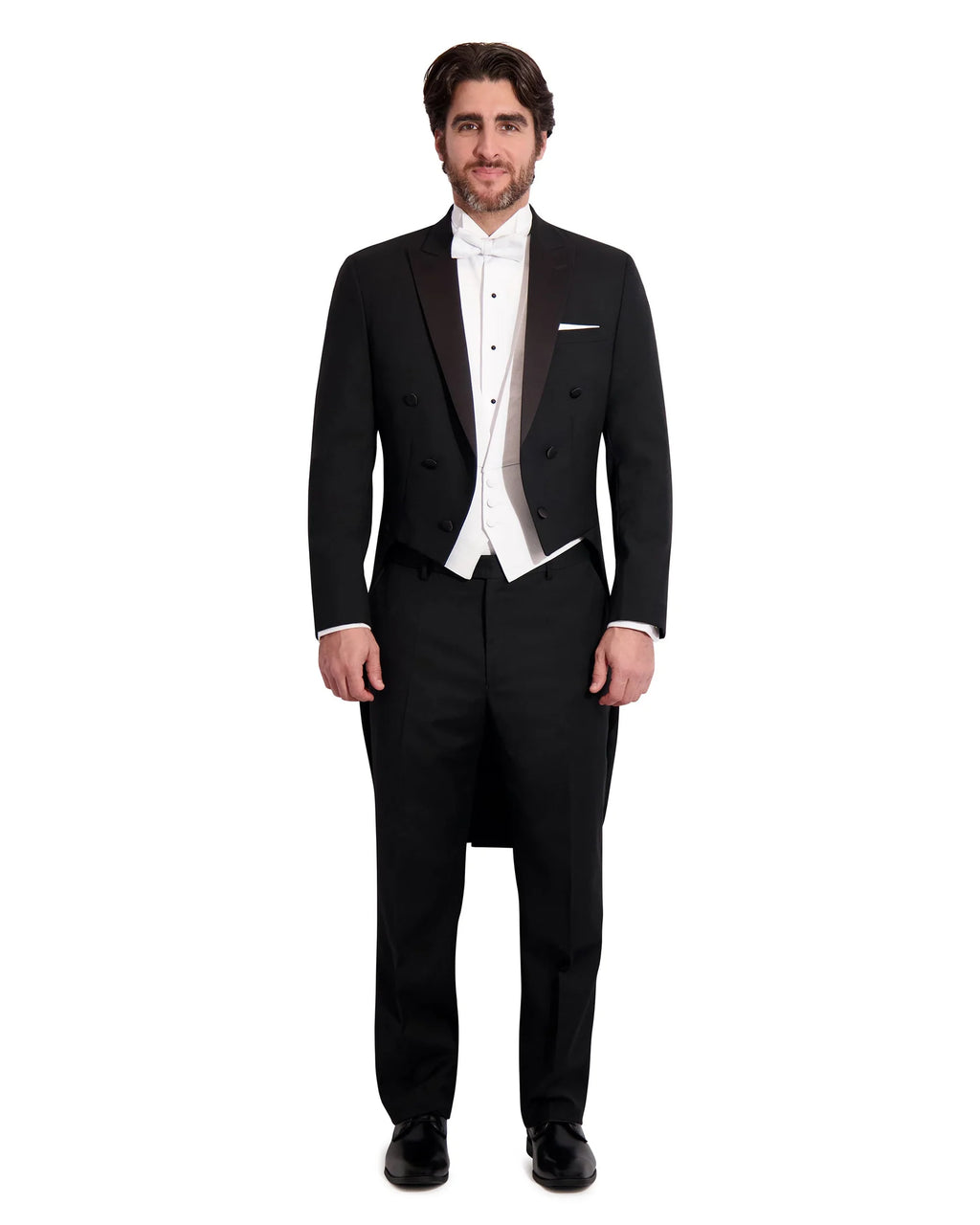 Neil Allyn's Men's Versa Wool 6 Button Peak Lapel Tailcoat #7017GC