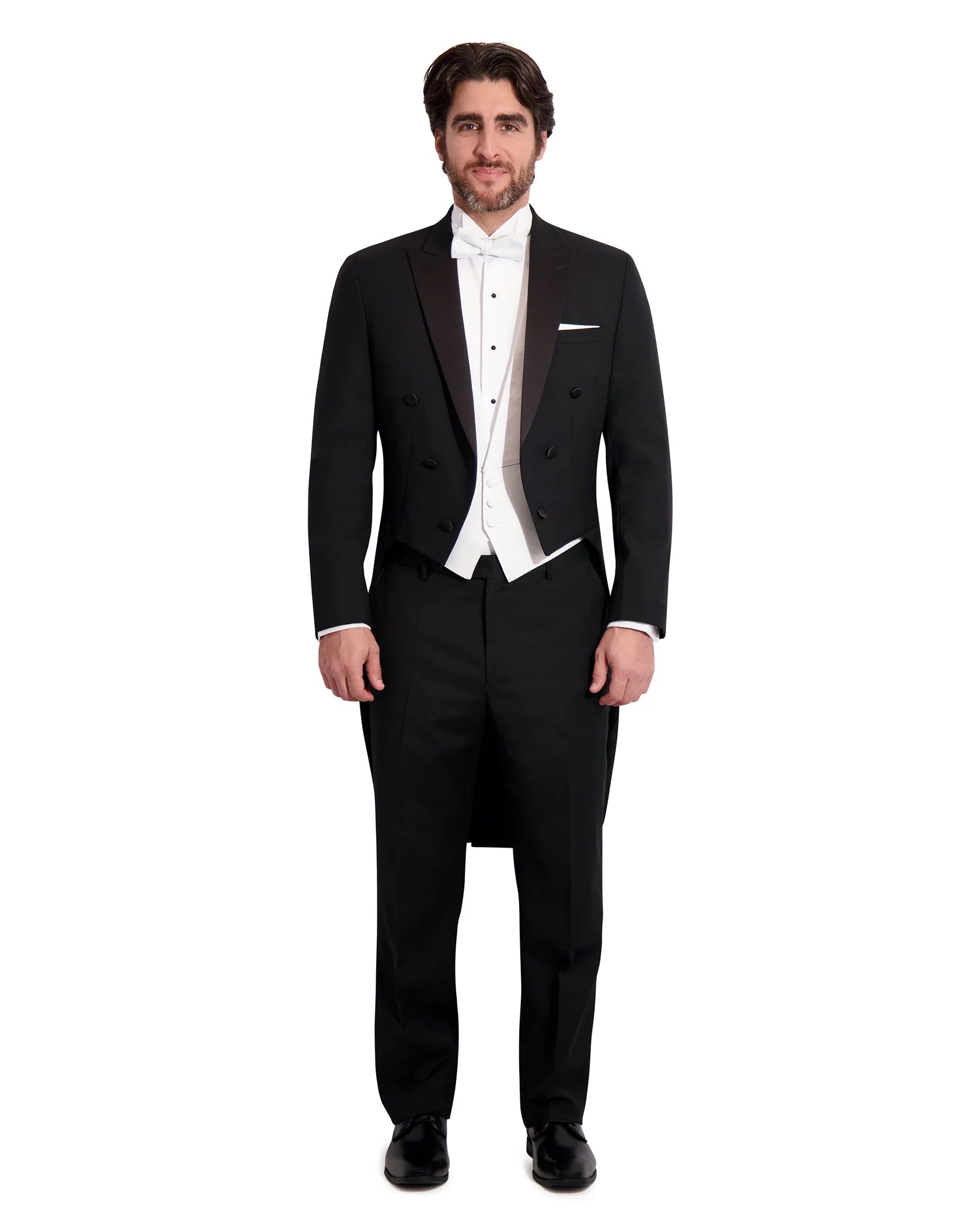 Neil Allyn's Men's Versa Wool 6 Button Peak Lapel Tailcoat #7017GC